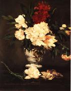 Edouard Manet Vase of Peonies on a Pedestal Spain oil painting reproduction